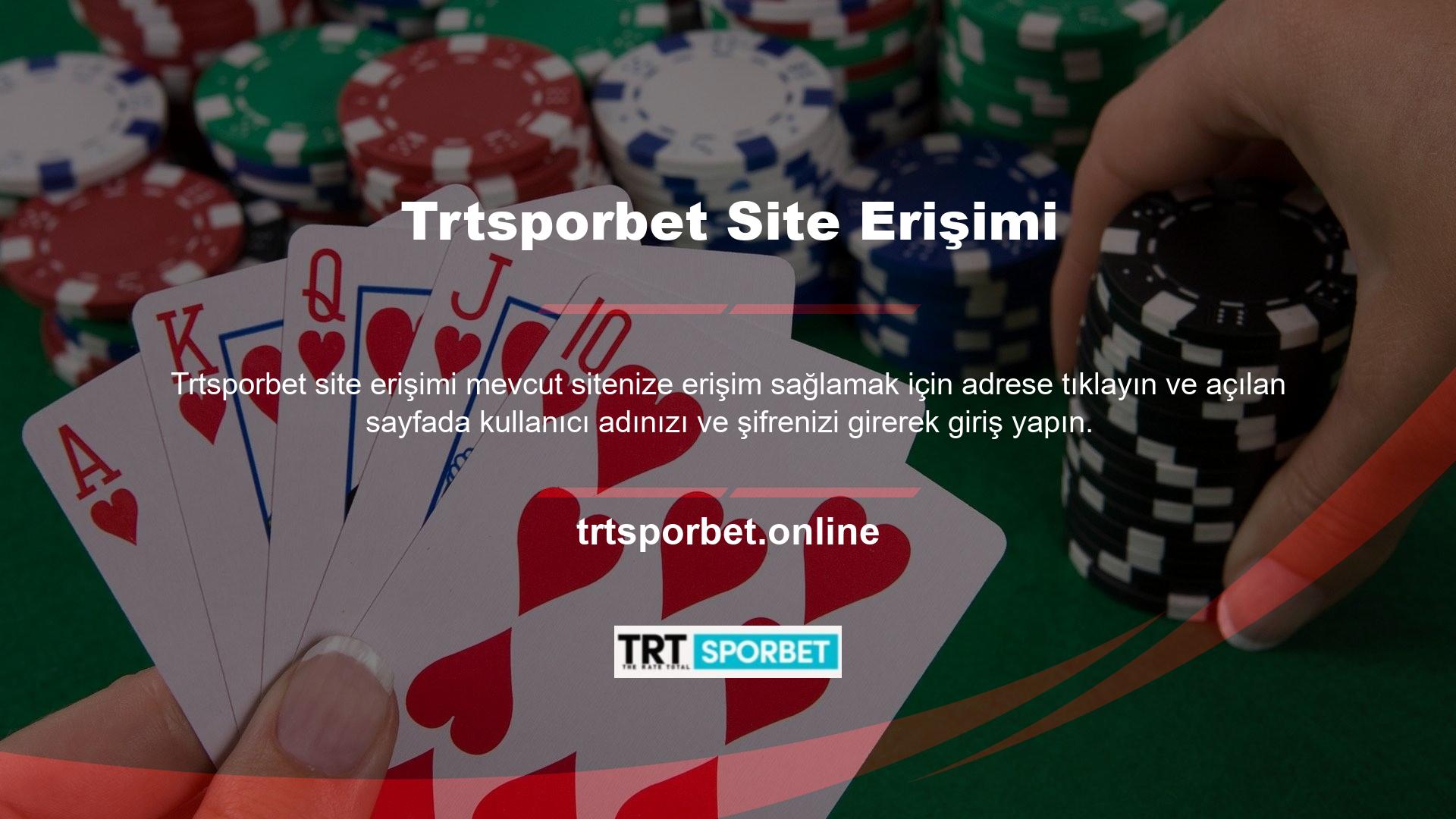 Bu adımları takip ederek Trtsporbet sitesine ulaşabilecek ve gerçek zamanlı bahis faaliyetlerine katılabileceksiniz