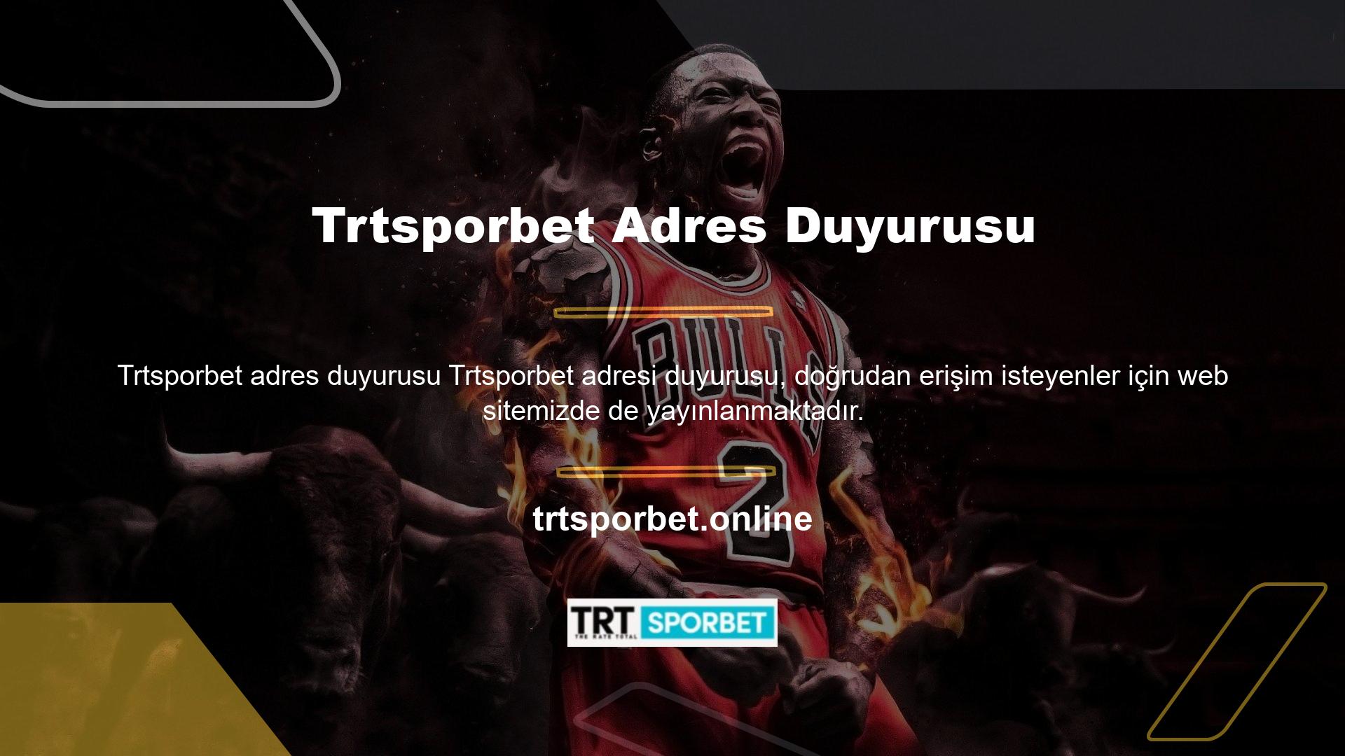 Trtsporbet kendiniz veya başkalarıyla kullanabilirsiniz